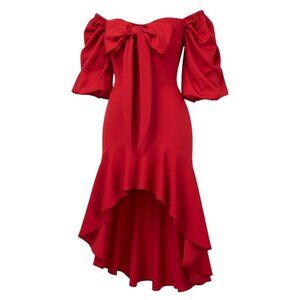 Luxxel Red High Low Dress